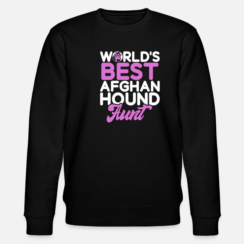 Afghan Hound Gifts - Stanley/Stella Unisex Bio-Sweatshirt CHANGER  - Schwarz