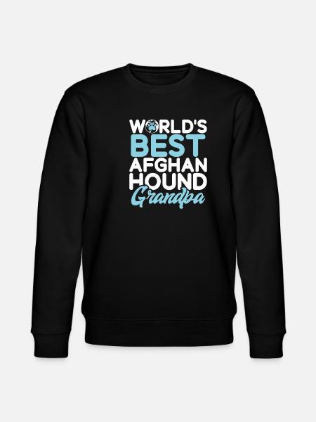 Afghan Hound Gifts - Stanley/Stella CHANGER Unisex Organic Sweatshirt - black