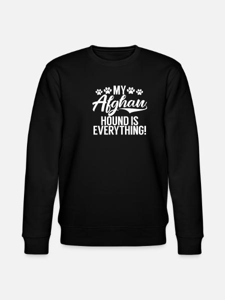 Afghan Hound Gifts - Stanley/Stella Unisex Bio-Sweatshirt CHANGER  - Schwarz