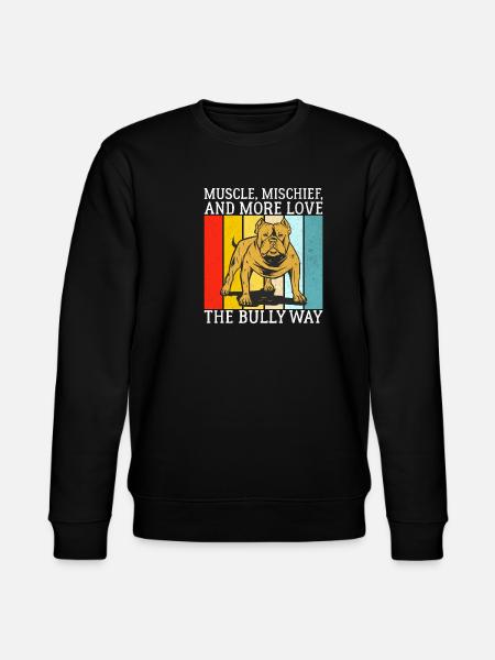 American Bully Gifts - Stanley/Stella Unisex Bio-Sweatshirt CHANGER  - Schwarz