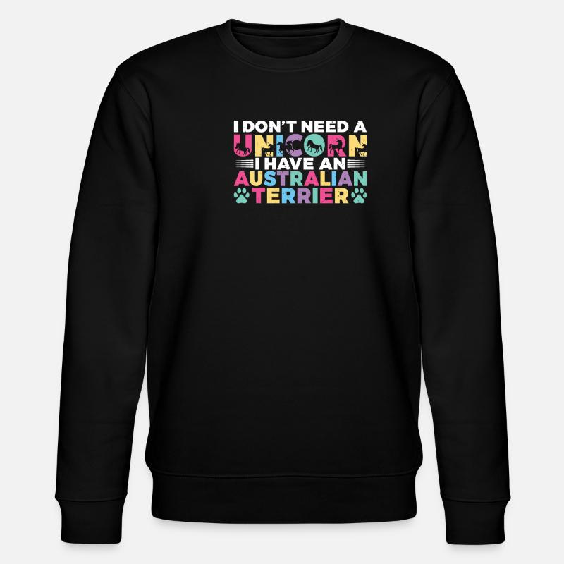 Cadeaux pour terrier australien - Sweat bio CHANGER Stanley/Stella Unisexe - noir