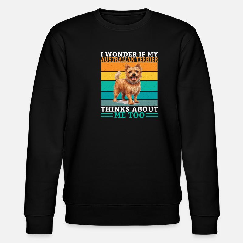 Cadeaux pour terrier australien - Sweat bio CHANGER Stanley/Stella Unisexe - noir