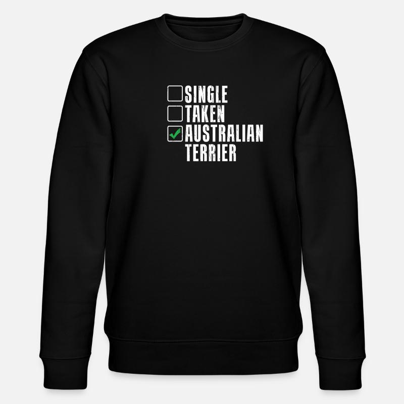 Australian Terrier Gifts - Stanley/Stella Unisex Bio-Sweatshirt CHANGER  - Schwarz
