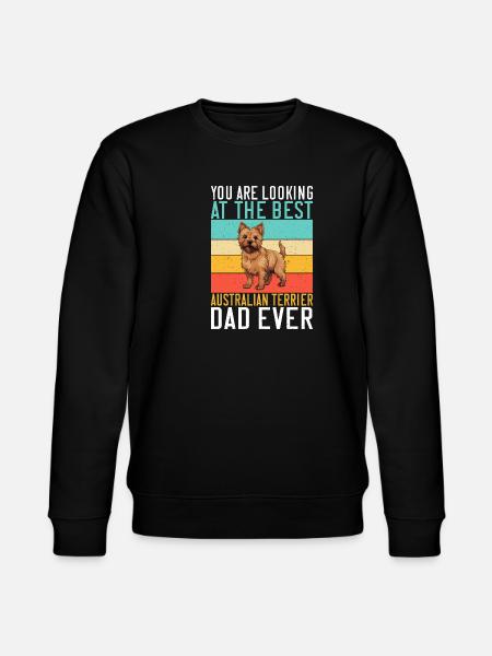 Australian Terrier Gifts - Stanley/Stella Unisex Bio-Sweatshirt CHANGER  - Schwarz