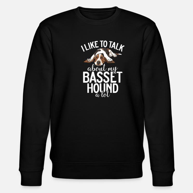 Cadeaux Basset Hound - Sweat bio CHANGER Stanley/Stella Unisexe - noir