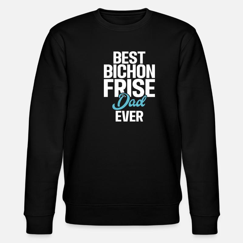 Cadeaux Bichon Frisé - Sweat bio CHANGER Stanley/Stella Unisexe - noir