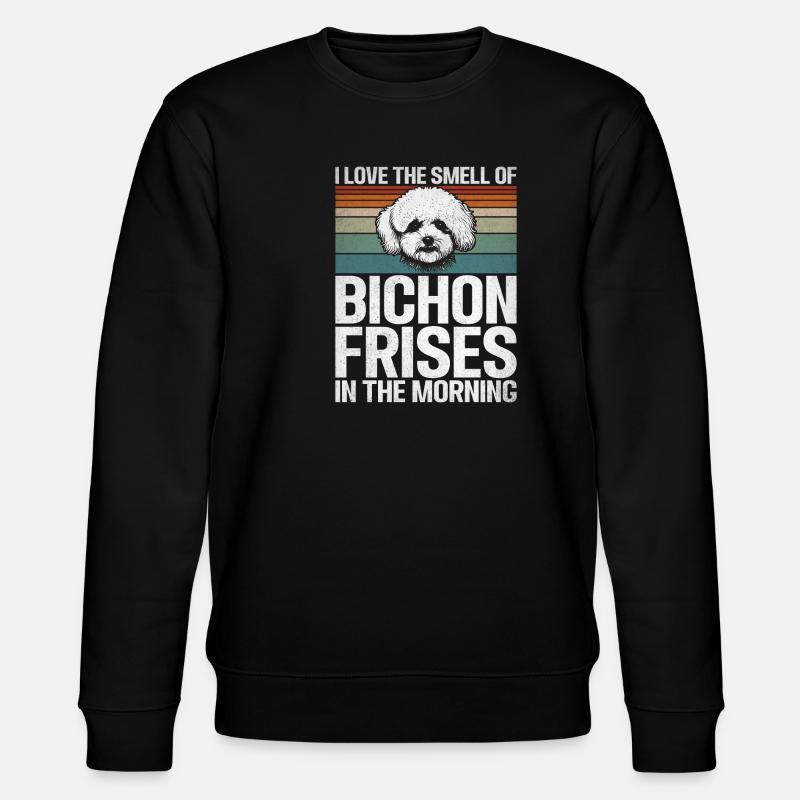 Cadeaux Bichon Frisé - Sweat bio CHANGER Stanley/Stella Unisexe - noir