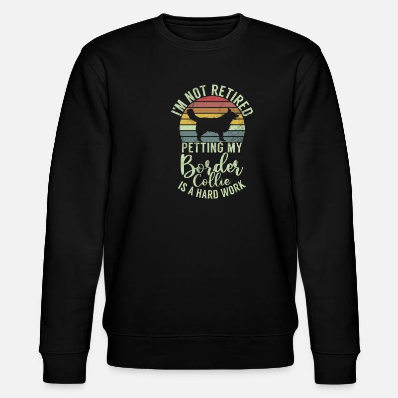 Cadeaux Border Collie - Sweat bio CHANGER Stanley/Stella Unisexe - noir