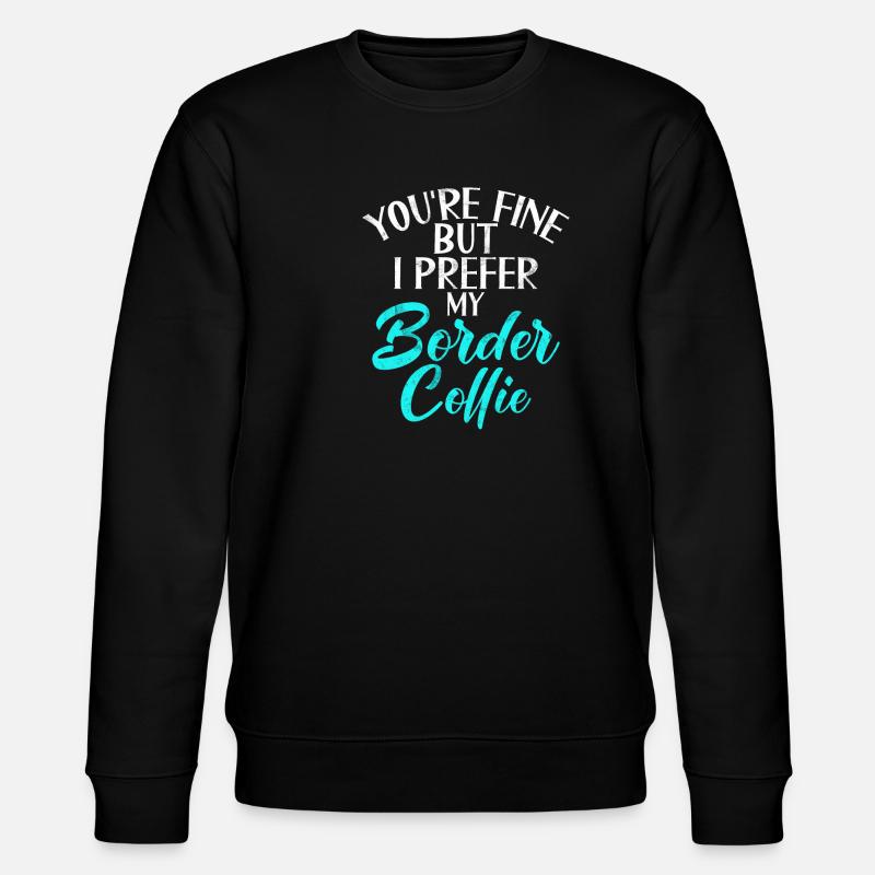 Cadeaux Border Collie - Sweat bio CHANGER Stanley/Stella Unisexe - noir