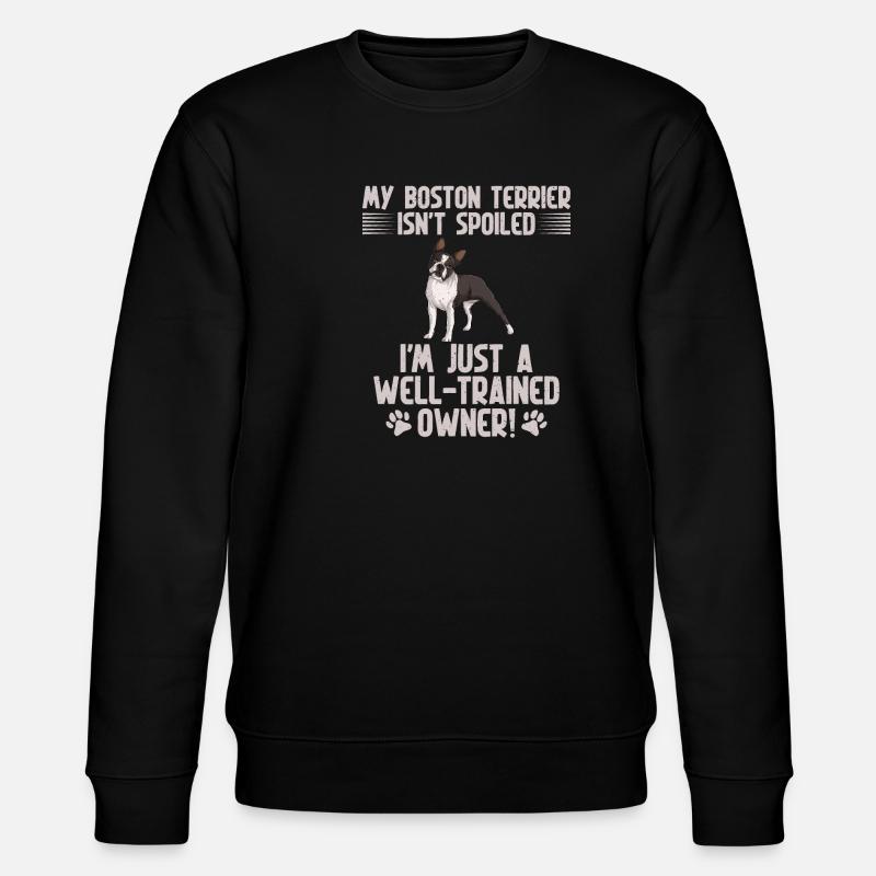 Cadeaux Boston Terrier - Sweat bio CHANGER Stanley/Stella Unisexe - noir