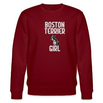 Cadeaux Boston Terrier - Sweat bio CHANGER Stanley/Stella Unisexe - bordeaux - Devant - Nik (191cm) & Marisol (170cm)