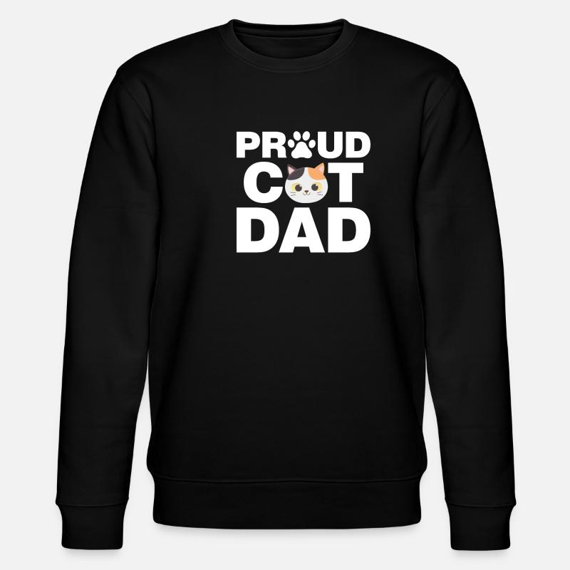 Cat Dad Gifts - Stanley/Stella Unisex Bio-Sweatshirt CHANGER - Schwarz