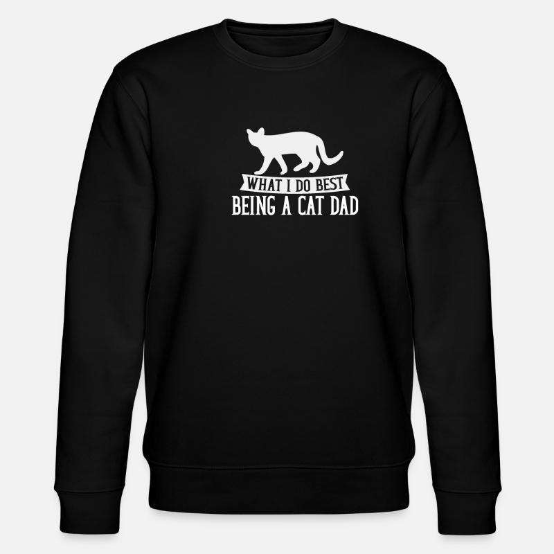 Cadeaux Chat Papa - Sweat bio CHANGER Stanley/Stella Unisexe - noir