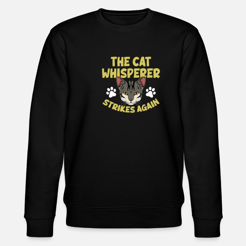 Cadeaux Chat Papa - Sweat bio CHANGER Stanley/Stella Unisexe - noir