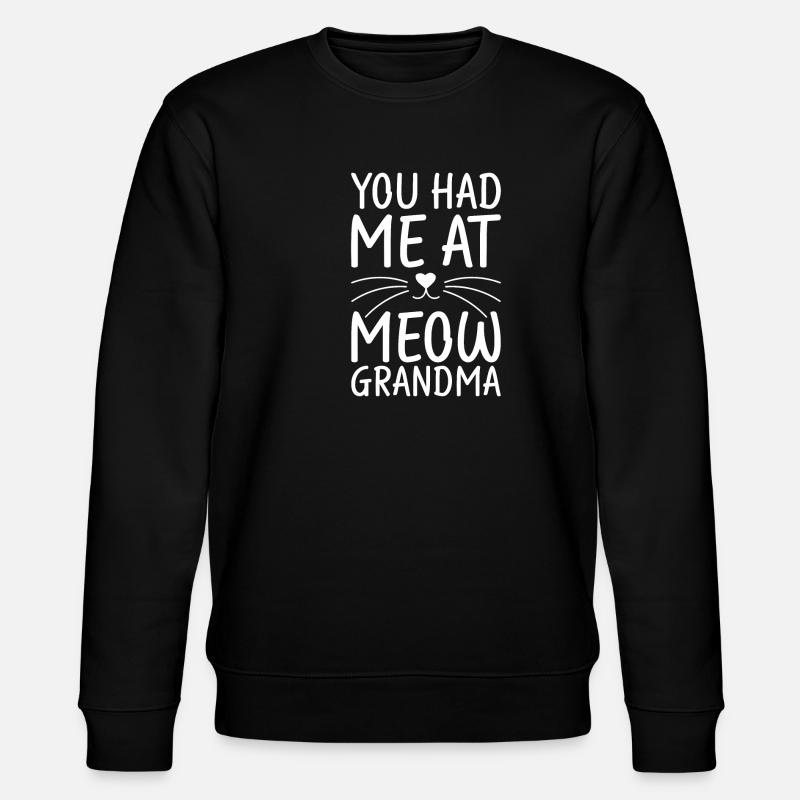 Cadeaux de grand-mère chat - Sweat bio CHANGER Stanley/Stella Unisexe - noir