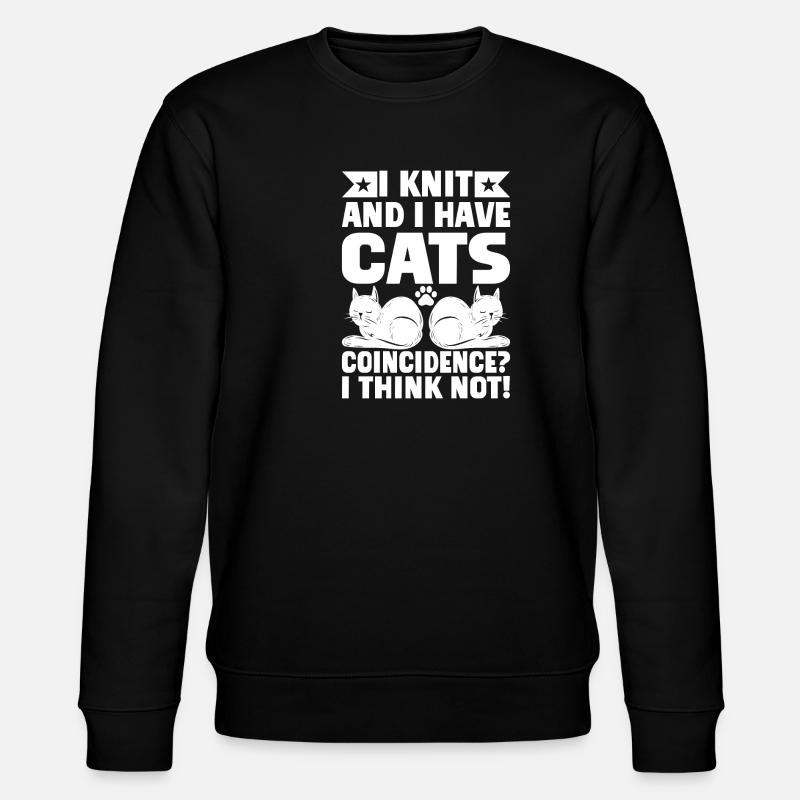 Cadeaux de grand-mère chat - Sweat bio CHANGER Stanley/Stella Unisexe - noir