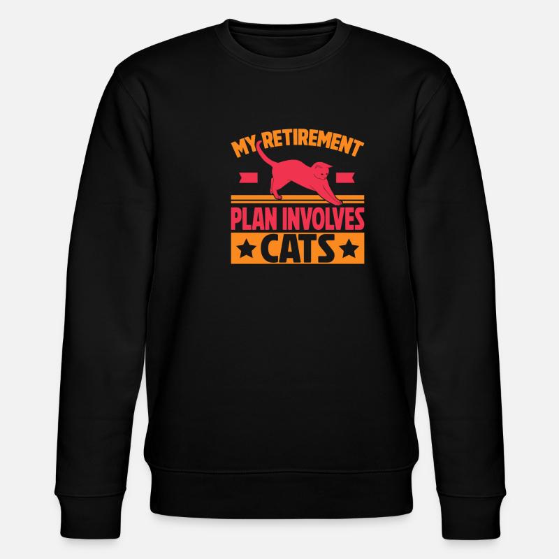 Cadeaux de grand-mère chat - Sweat bio CHANGER Stanley/Stella Unisexe - noir