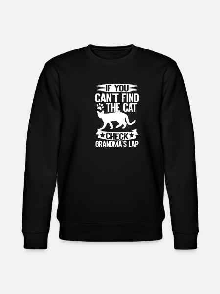Cadeaux de grand-mère chat - Sweat bio CHANGER Stanley/Stella Unisexe - noir