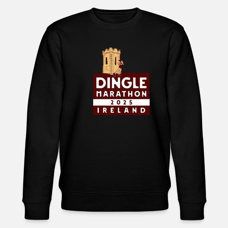 Dingle Marathon – 2025 - Irland - Stanley/Stella Unisex Bio-Sweatshirt CHANGER  - Schwarz