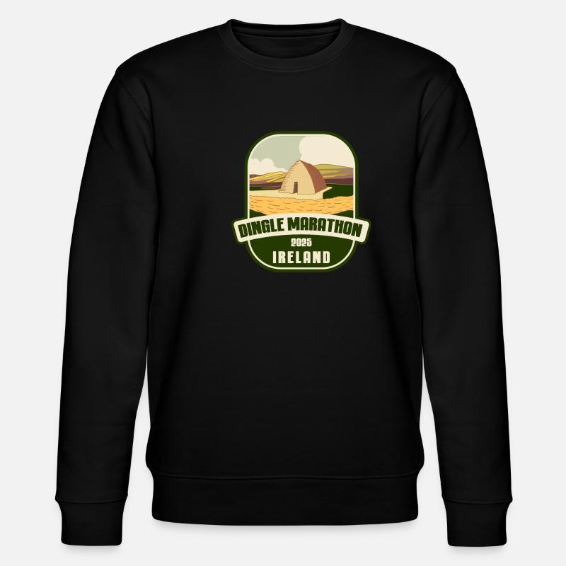 Dingle Marathon – 2025 - Irland - Stanley/Stella Unisex Bio-Sweatshirt CHANGER  - Schwarz