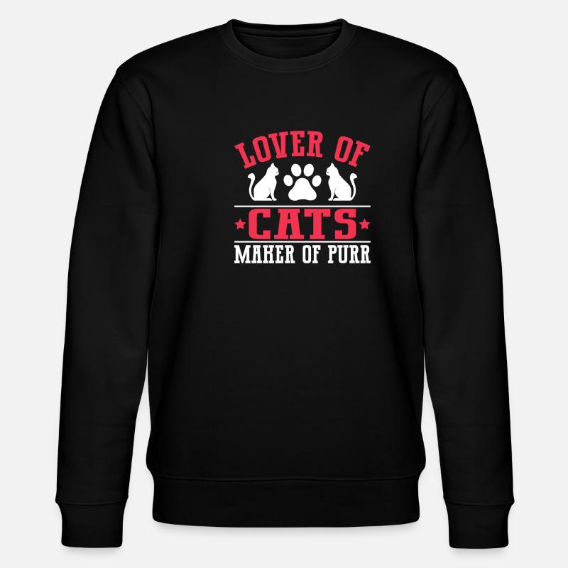 Chats Cadeaux Papy - Sweat bio CHANGER Stanley/Stella Unisexe - noir
