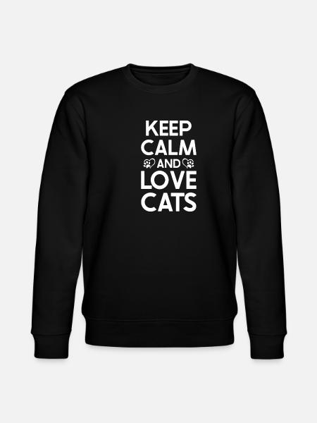Cat Mom Gifts - Stanley/Stella Unisex Bio-Sweatshirt CHANGER - Schwarz