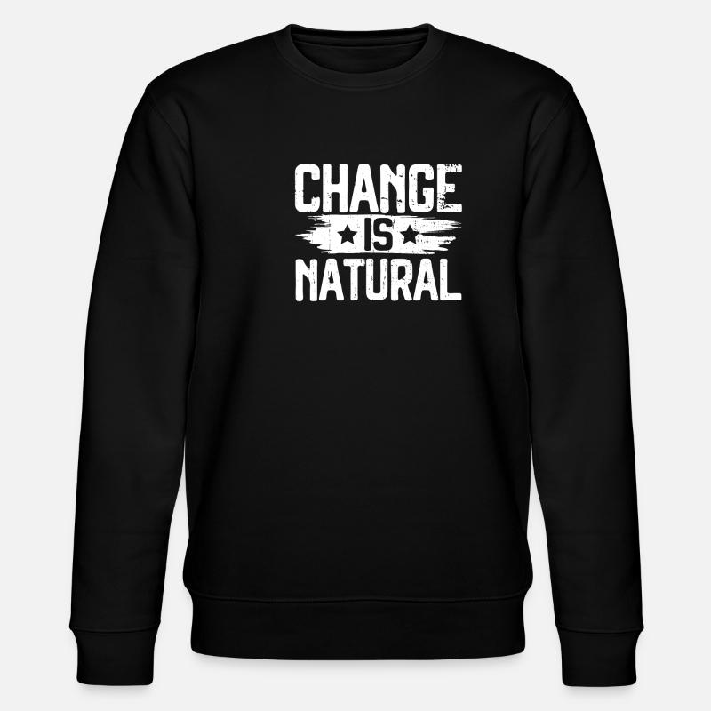 Cadeaux Caméléon - Sweat bio CHANGER Stanley/Stella Unisexe - noir