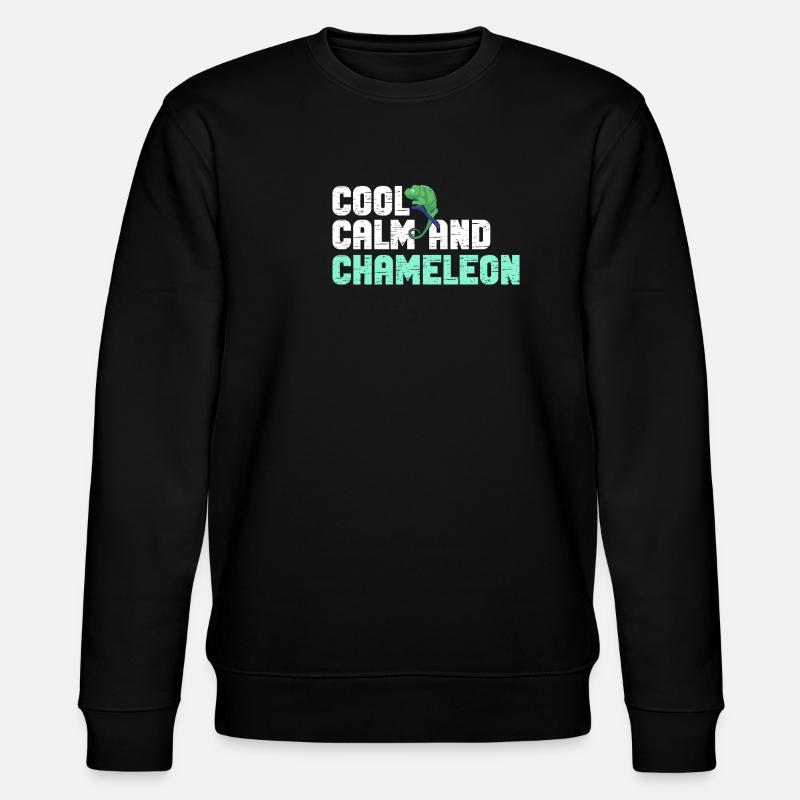 Cadeaux Caméléon - Sweat bio CHANGER Stanley/Stella Unisexe - noir