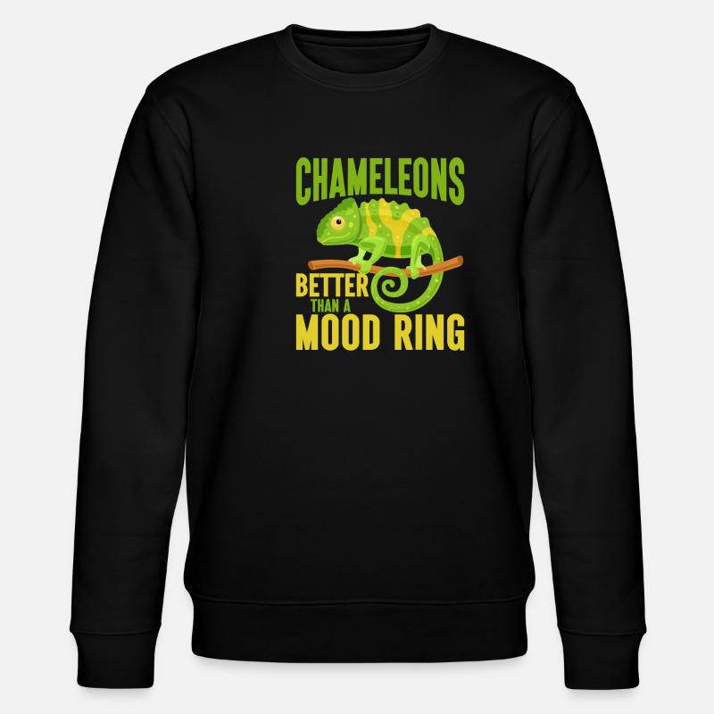 Chameleon Gifts - Stanley/Stella Unisex Bio-Sweatshirt CHANGER  - Schwarz