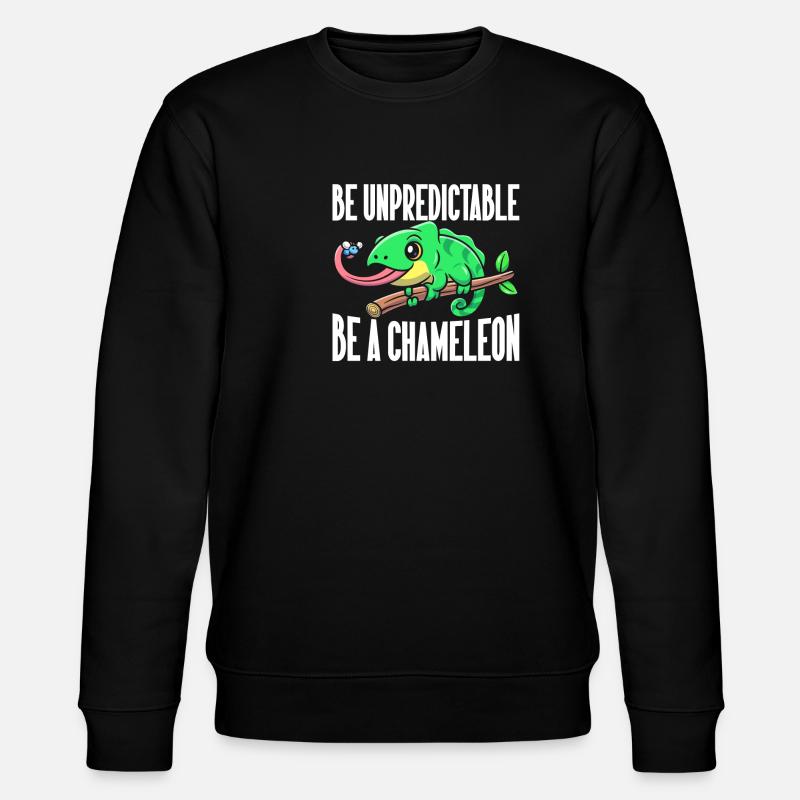 Cadeaux Caméléon - Sweat bio CHANGER Stanley/Stella Unisexe - noir