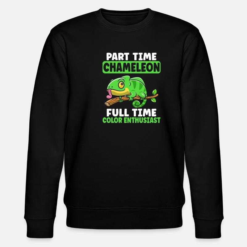 Chameleon Gifts - Stanley/Stella Unisex Bio-Sweatshirt CHANGER  - Schwarz