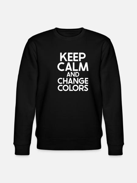 Chameleon Gifts - Stanley/Stella CHANGER Unisex Organic Sweatshirt - black