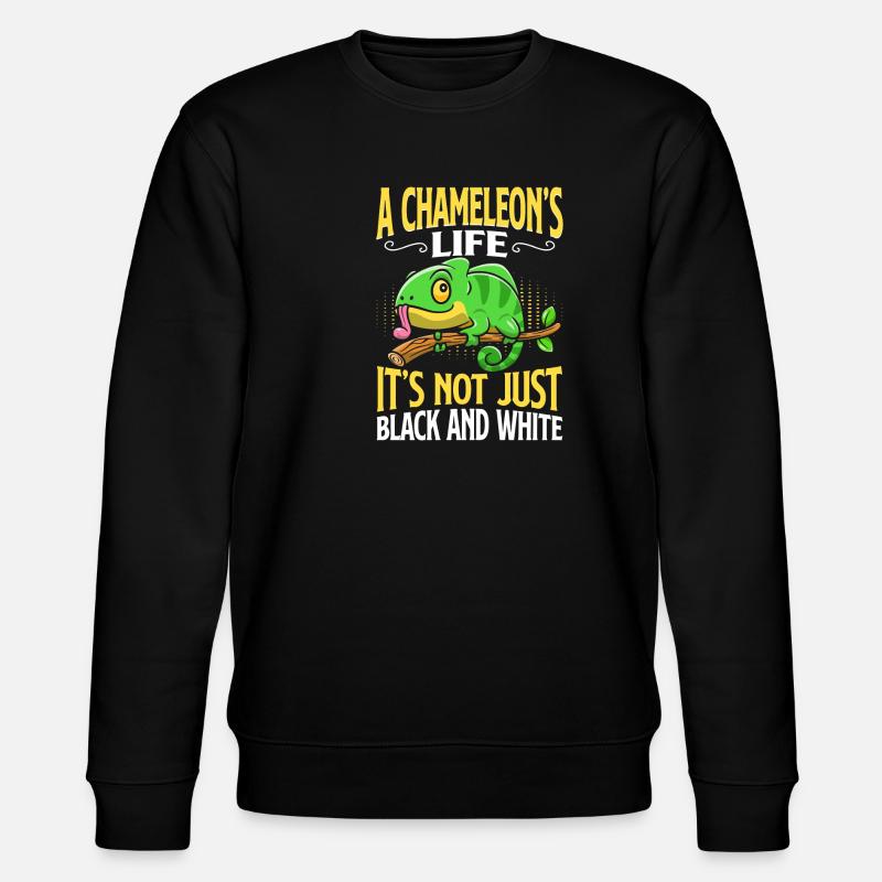 Cadeaux Caméléon - Sweat bio CHANGER Stanley/Stella Unisexe - noir