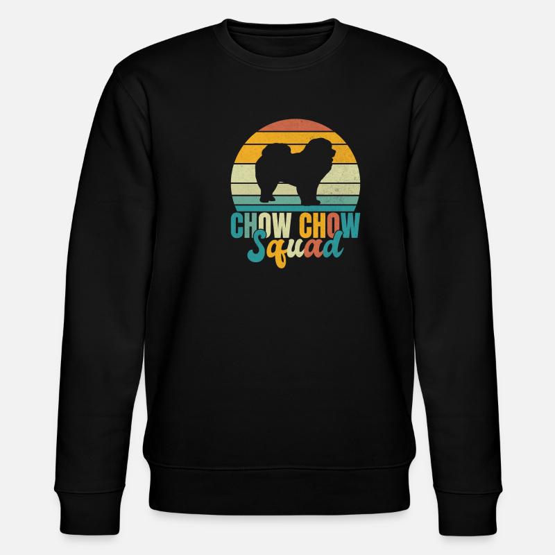 Chow Chow Gifts - Stanley/Stella CHANGER Unisex Organic Sweatshirt - black