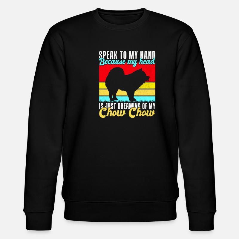 Chow Chow Gifts - Stanley/Stella Unisex Bio-Sweatshirt CHANGER  - Schwarz