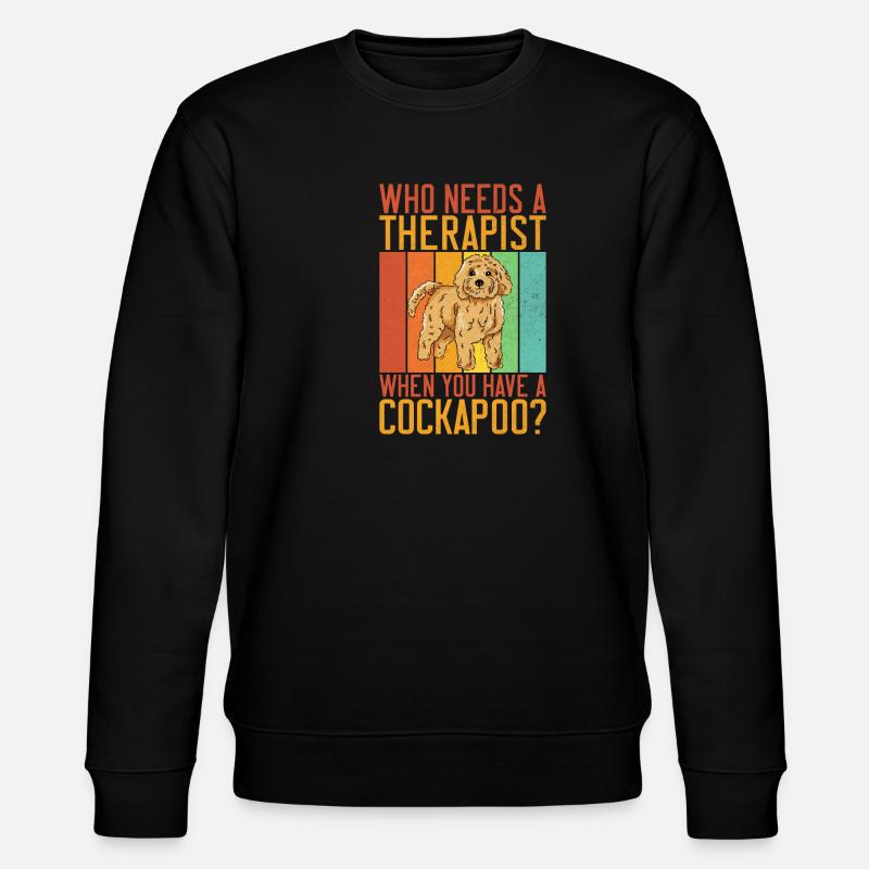 Cockapoo Gifts - Stanley/Stella Unisex Bio-Sweatshirt CHANGER  - Schwarz