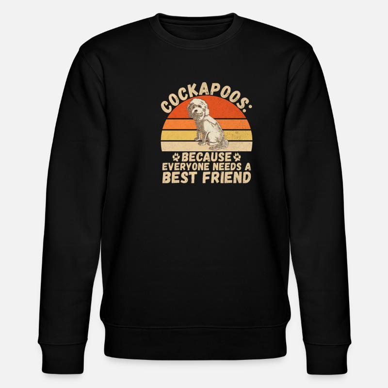 Cockapoo Gifts - Stanley/Stella Unisex Bio-Sweatshirt CHANGER  - Schwarz