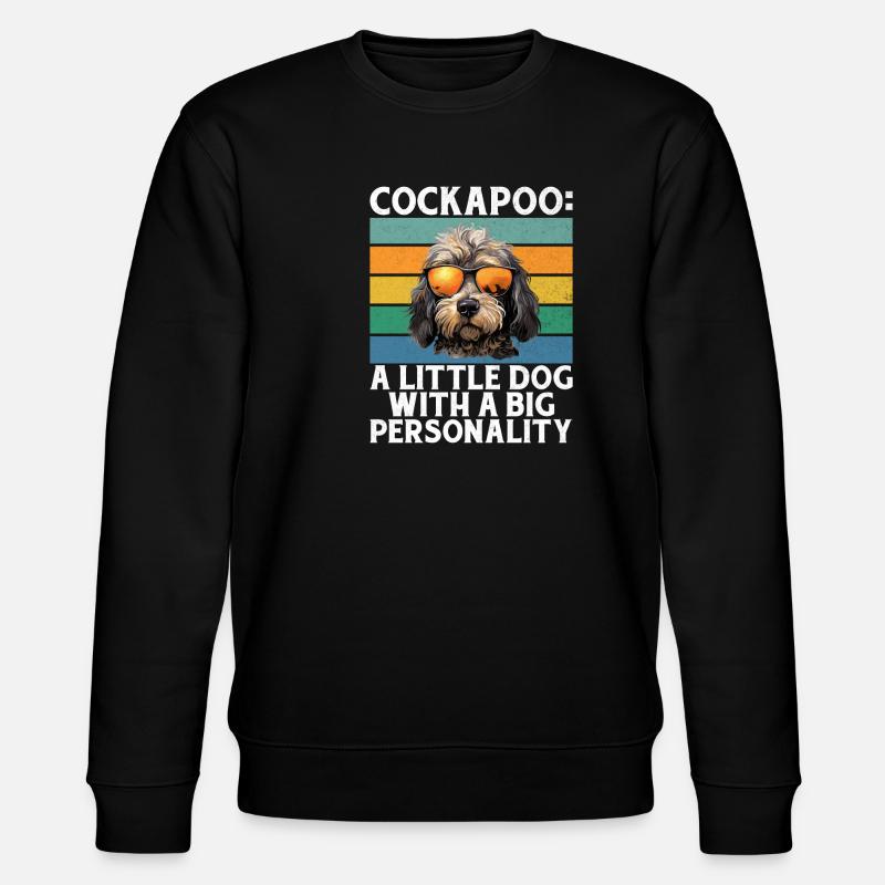 Cockapoo Gifts - Stanley/Stella Unisex Bio-Sweatshirt CHANGER  - Schwarz