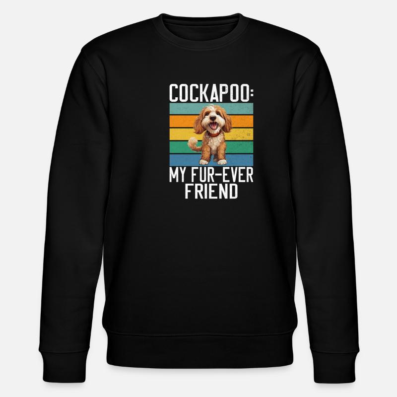 Cadeaux Cockapoo - Sweat bio CHANGER Stanley/Stella Unisexe - noir