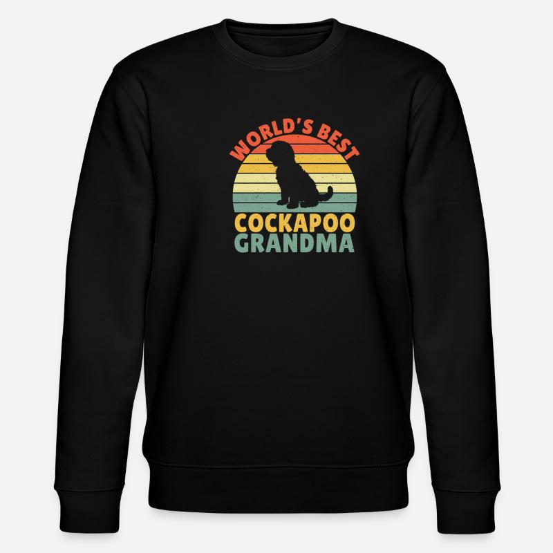 Cockapoo Gifts - Stanley/Stella Unisex Bio-Sweatshirt CHANGER  - Schwarz