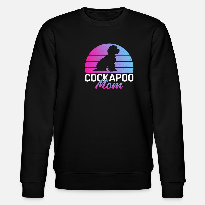 Cockapoo Gifts - Stanley/Stella CHANGER Unisex Organic Sweatshirt - black