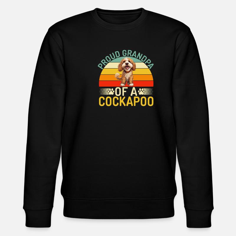 Cadeaux Cockapoo - Sweat bio CHANGER Stanley/Stella Unisexe - noir