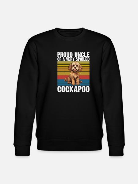 Cockapoo Gifts - Stanley/Stella CHANGER Unisex Organic Sweatshirt - black