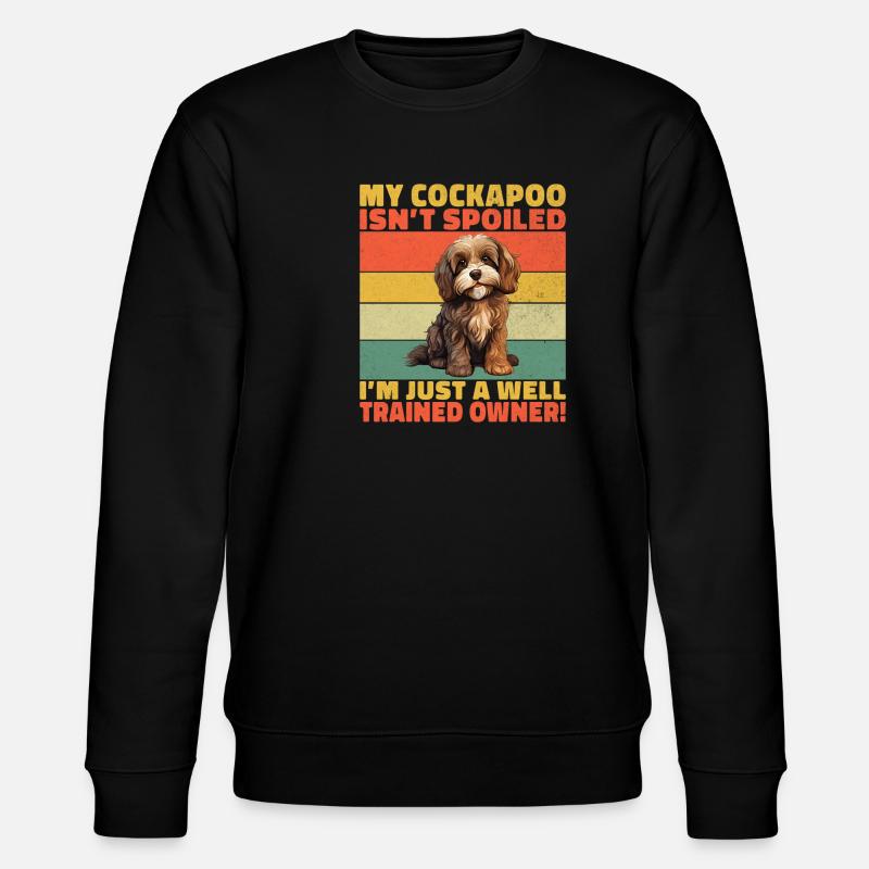 Cadeaux Cockapoo - Sweat bio CHANGER Stanley/Stella Unisexe - noir