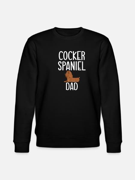 Cocker Spaniel Gifts - Stanley/Stella CHANGER Unisex Organic Sweatshirt - black
