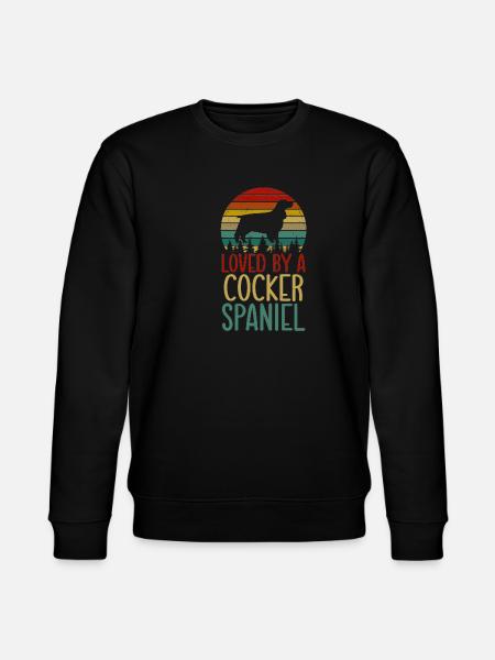 Cocker Spaniel Gifts - Stanley/Stella Unisex Bio-Sweatshirt CHANGER - Schwarz