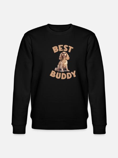 Cocker Spaniel Gifts - Stanley/Stella Unisex Bio-Sweatshirt CHANGER  - Schwarz