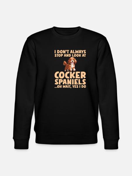 Cadeaux Cocker Spaniel - Sweat bio CHANGER Stanley/Stella Unisexe - noir