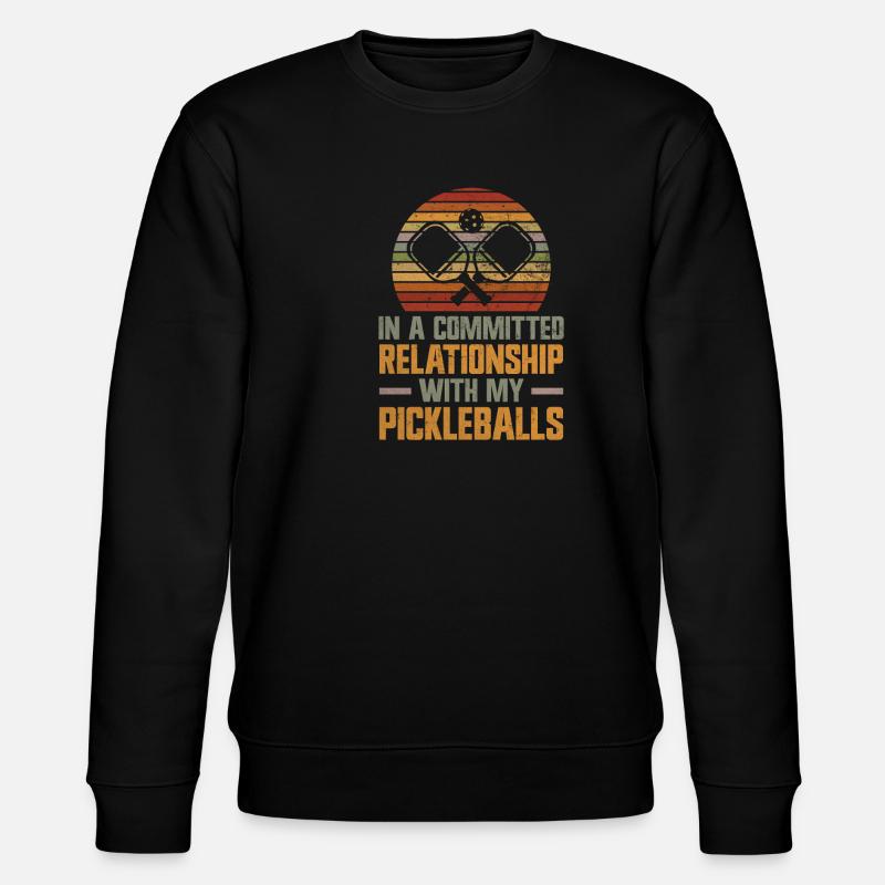 Cadeau de pickleball drôle - Sweat bio CHANGER Stanley/Stella Unisexe - noir