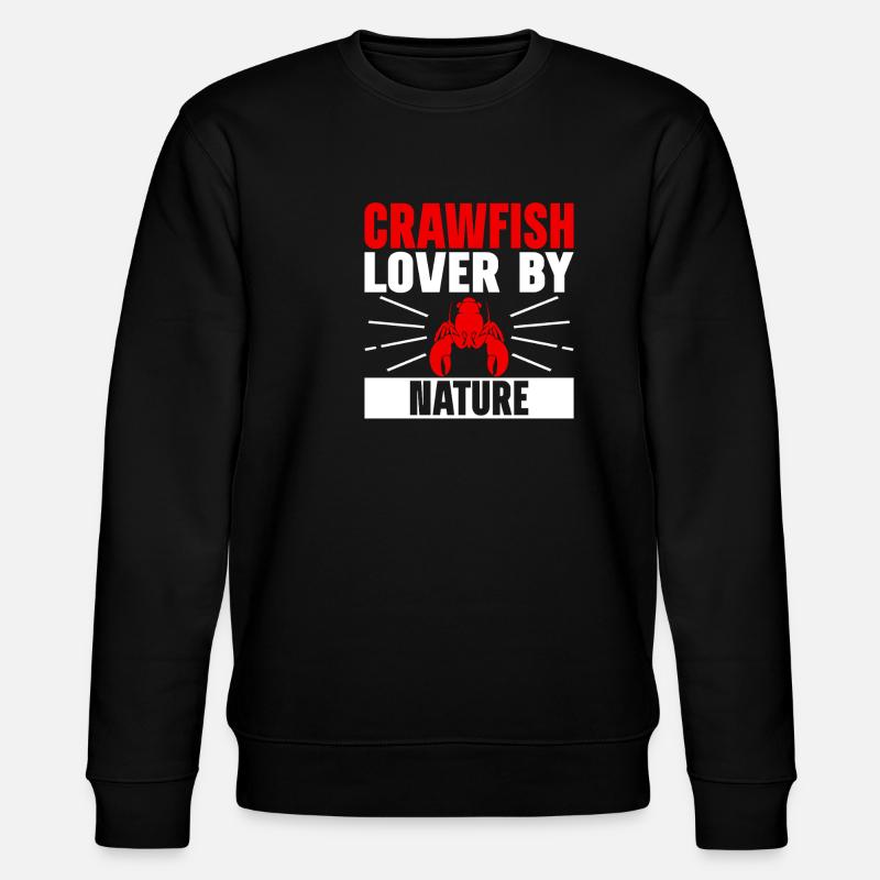 Crawfish Gifts - Stanley/Stella Unisex Bio-Sweatshirt CHANGER  - Schwarz